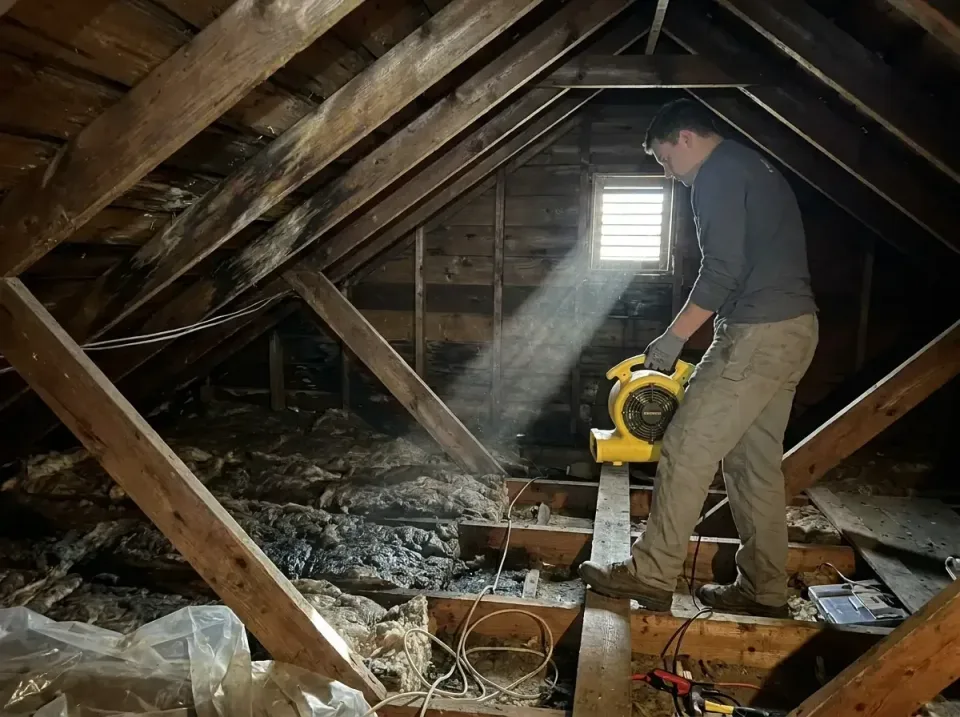attic-water-damage-drying-proc-007 — frequently asked questions, Emergency Water Extraction & 24/7 Flood Response in Atchiso…